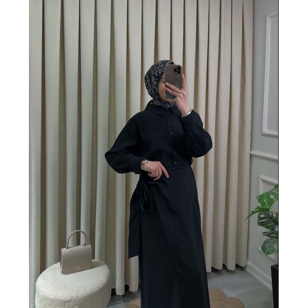 4350 KROP GÖMLEK BAĞLAMALI ETEK TAKIM