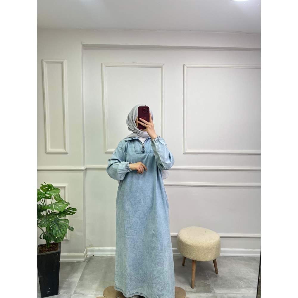 1034 FERMUARLI ELBİSE