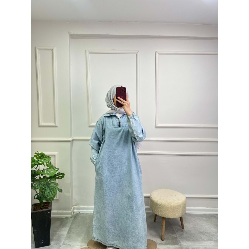 1034 FERMUARLI ELBİSE