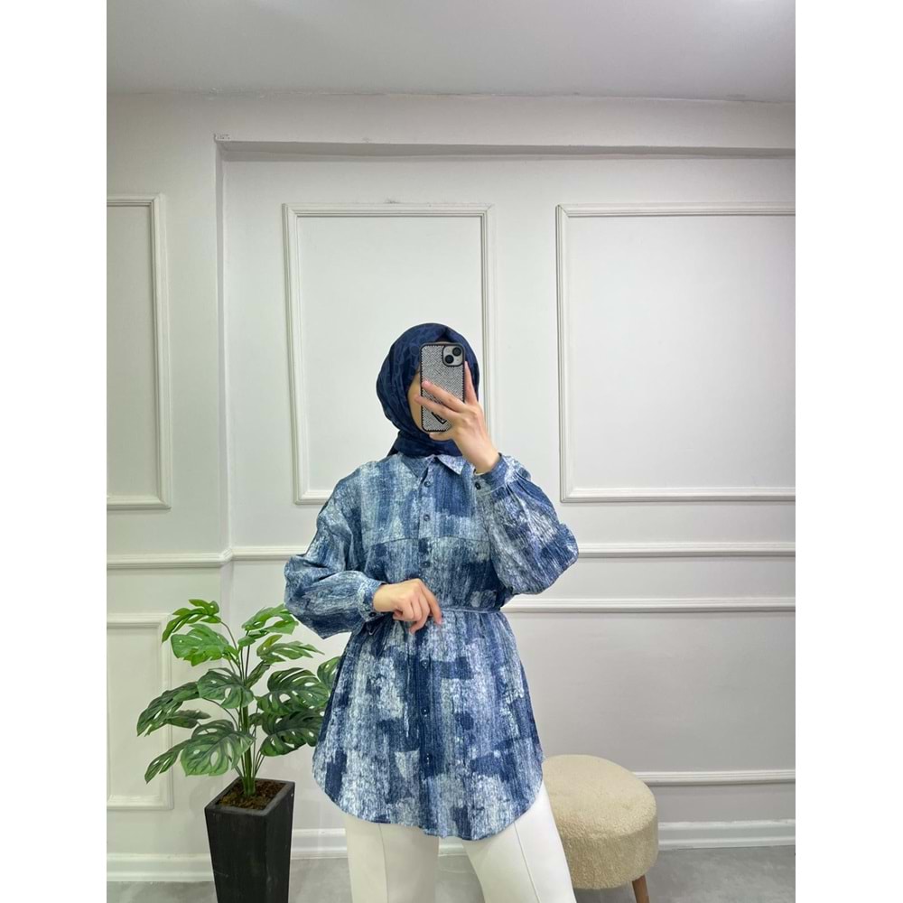 4432 BATIK BOYALI GÖMLEK