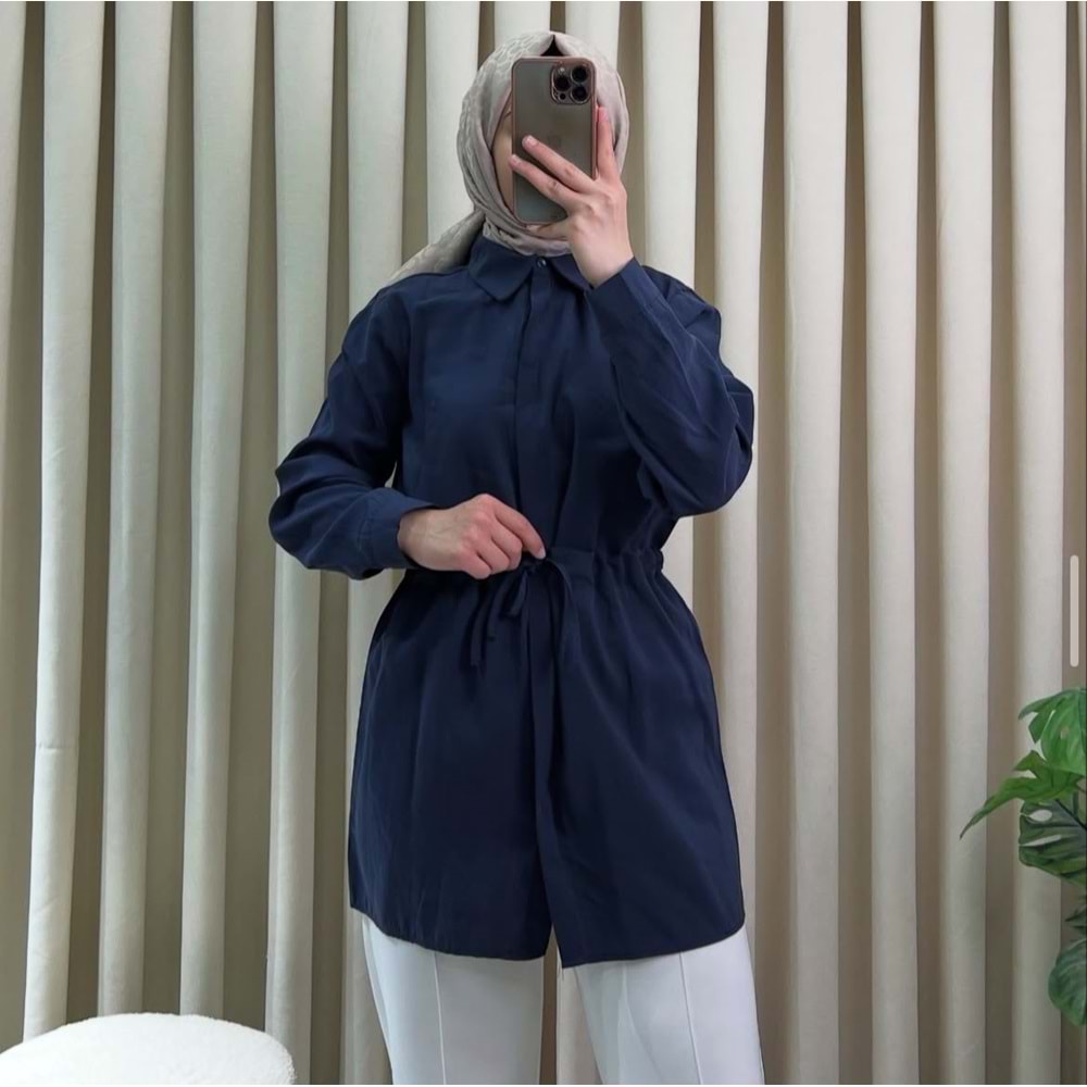 5866BELİ TÜNEL DETAY MODAL TUNİK