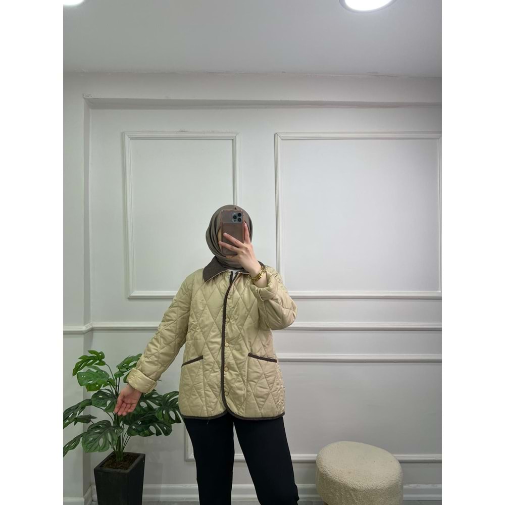 5226 KADIN KAPITONE OVERSİZE MONT