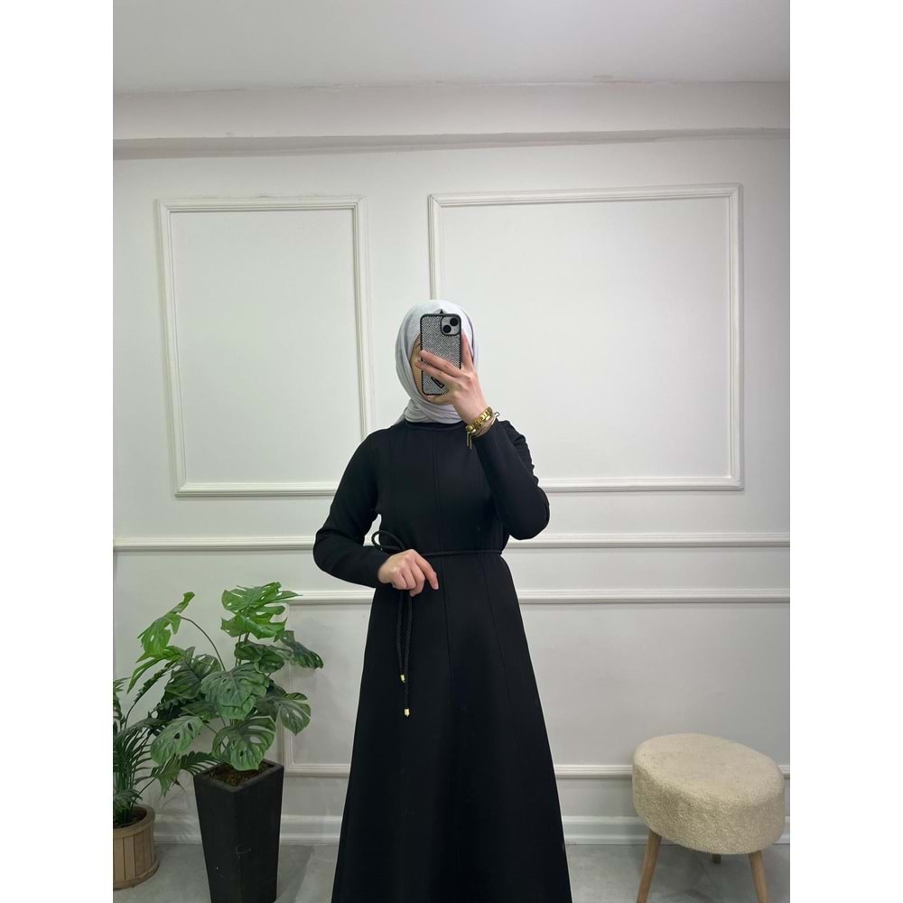 4561 SCUBA UZUN ELBİSE