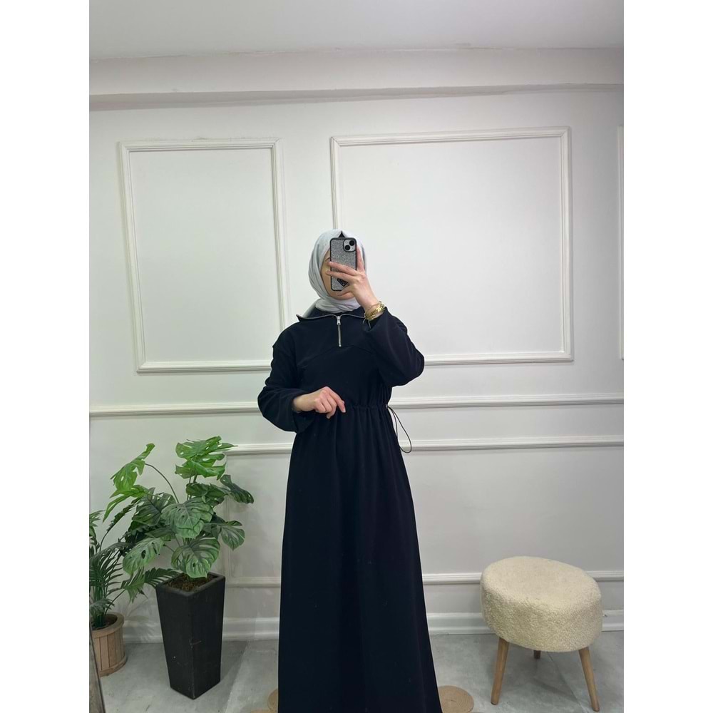 4108 BELİ STOPER TÜNELLİ ELBİSE