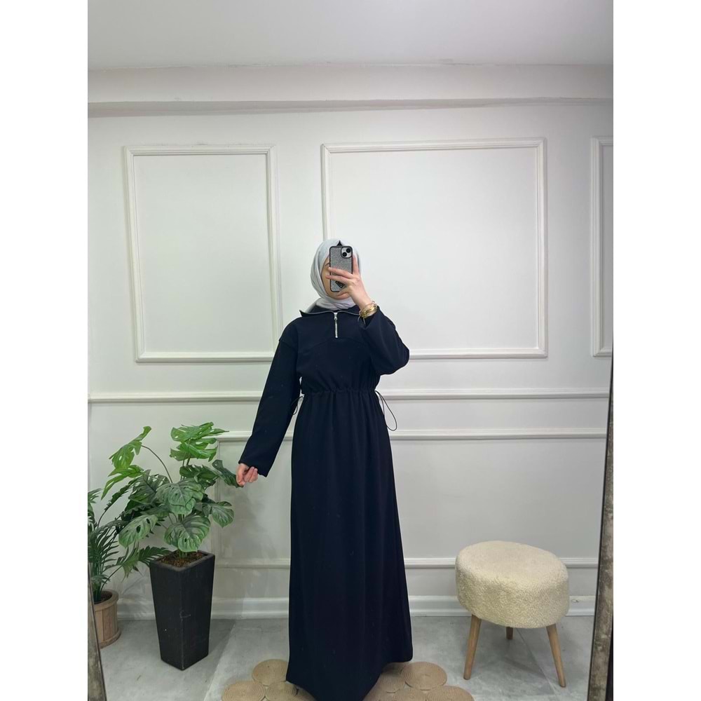 4108 BELİ STOPER TÜNELLİ ELBİSE
