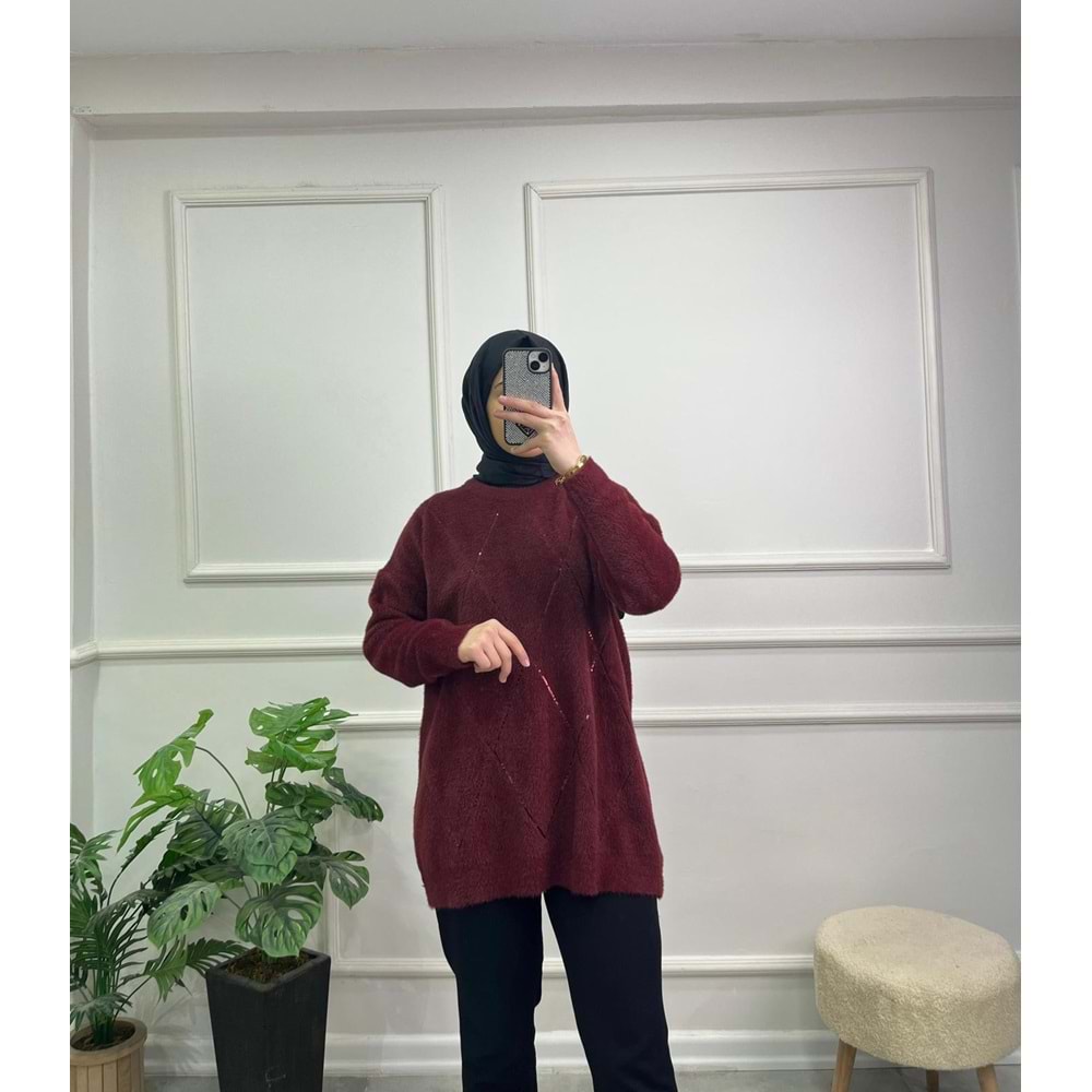 44060 CİTY BAKLAVA DESEN KAZAK