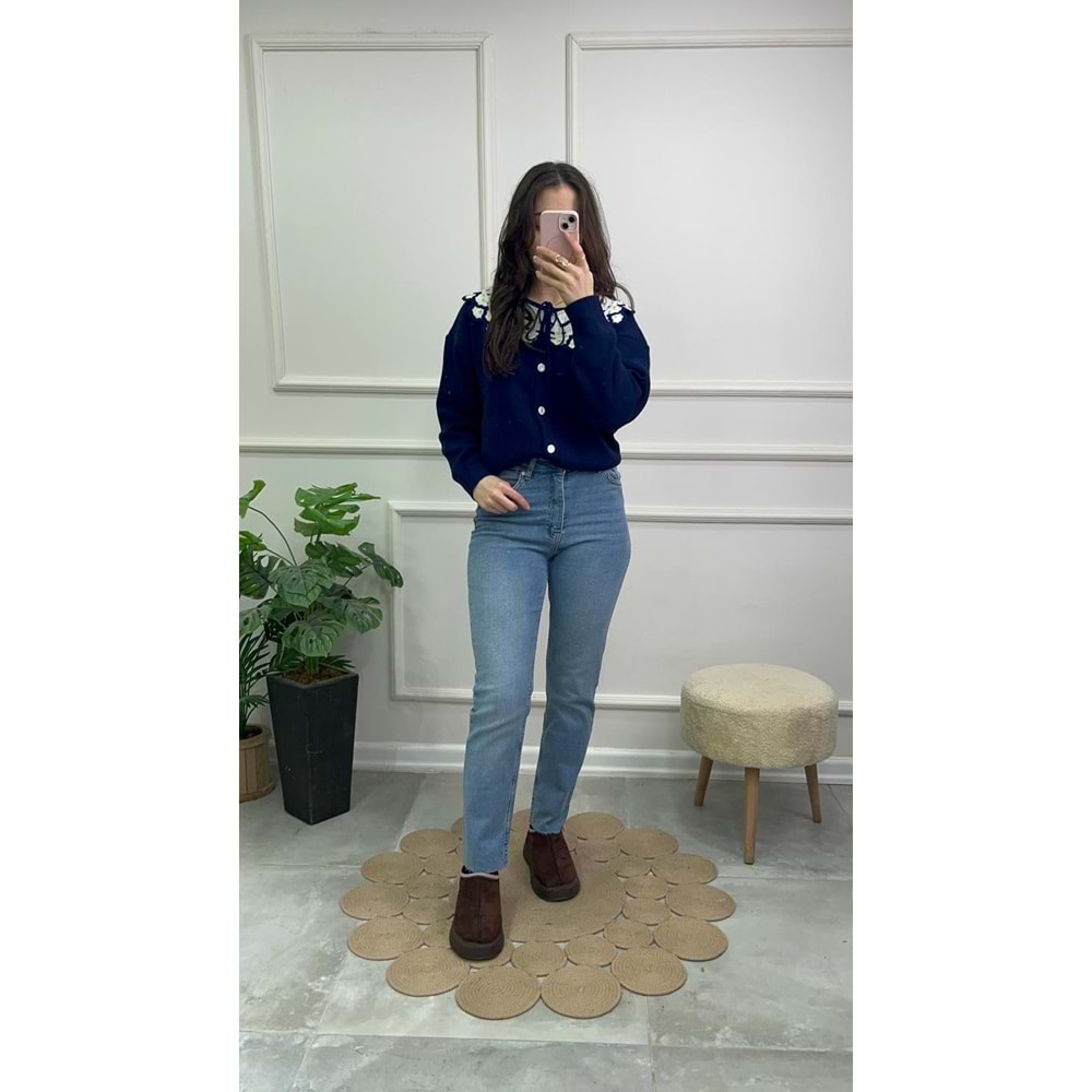 764-18 MOM FİT KOT PANTOLON