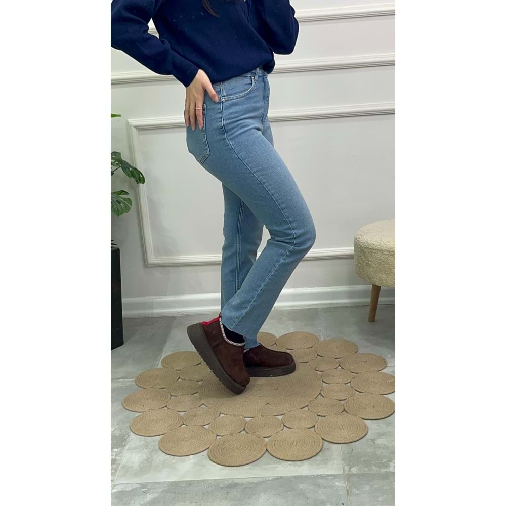 764-18 MOM FİT KOT PANTOLON