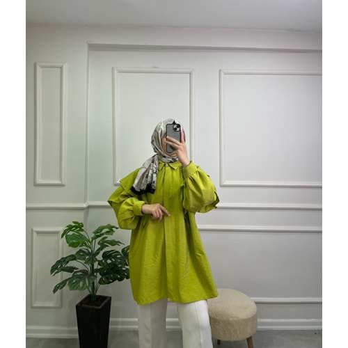 4146 KOLU FIRFIRLI GÖMLEK