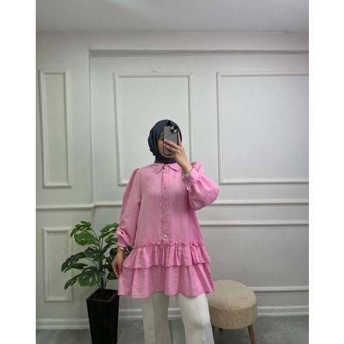 0151 ETEĞİ FIRFIRLI GÖMLEK