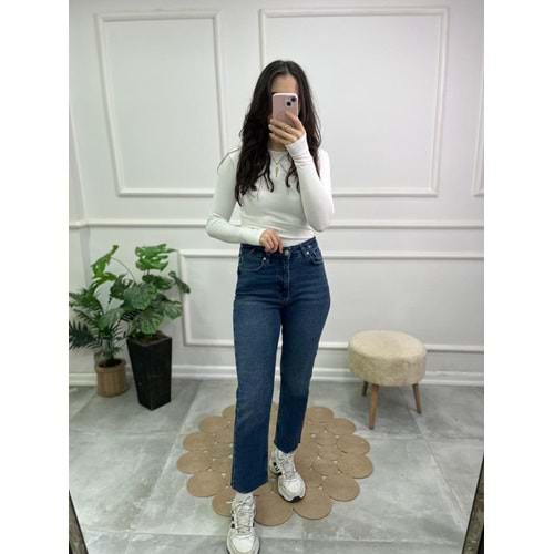 764-26 DÜZ KOYU RİNS JEAN