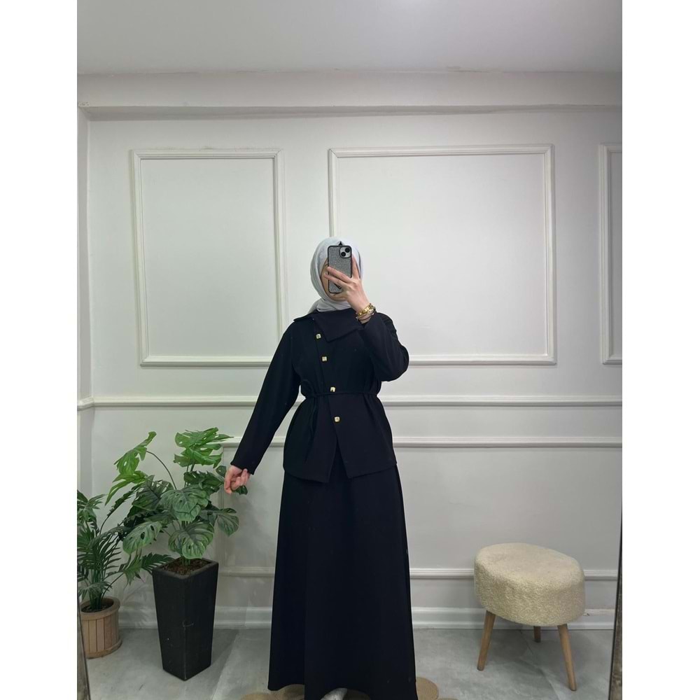 0094 ÇAPRAZ DÜĞMELİ ETEKLİ TAKIM